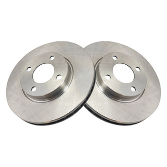 TRQ® - Plain Vented Front Disc Brake Rotors
