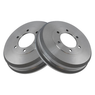 TRQ® - Rear Driver and Passenger Side Brake Drums