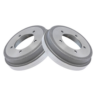 TRQ® - Rear Driver and Passenger Side Drum Brake Shoes