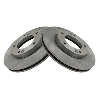 TRQ® - Plain Vented Front Disc Brake Rotors