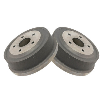 TRQ® - Rear Driver and Passenger Side Brake Drums