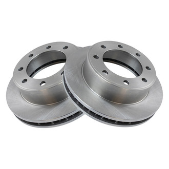 TRQ® - Plain Vented Front Disc Brake Rotors