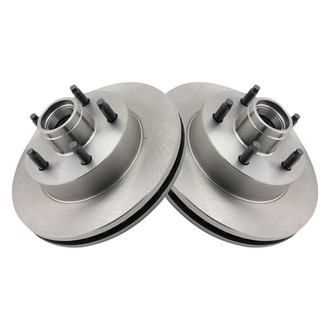 TRQ® - Plain Vented Front Disc Brake Rotors