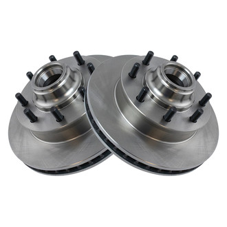 TRQ® - Plain Vented Front Disc Brake Rotors