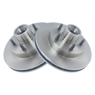 TRQ® - Plain Vented Front Disc Brake Rotors