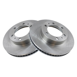TRQ® - Plain Vented Front Disc Brake Rotors