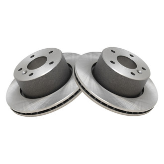 TRQ® - Plain Vented Front Disc Brake Rotors