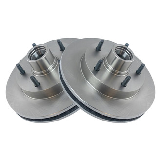 TRQ® - Plain Vented Front Disc Brake Rotors