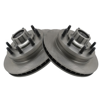TRQ® - Plain Vented Front Disc Brake Rotors