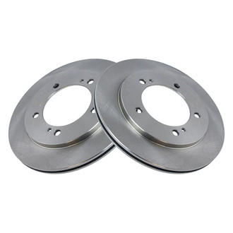 TRQ® - Plain Vented Front Disc Brake Rotors