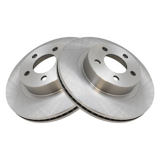TRQ® - Plain Vented Front Disc Brake Rotors