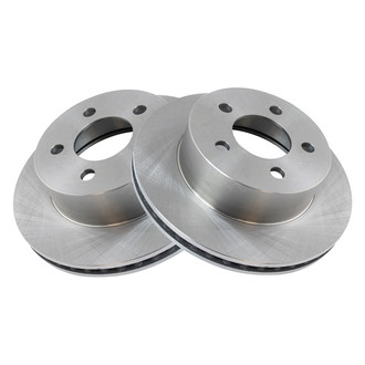 TRQ® - Plain Vented Front Disc Brake Rotors