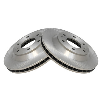 TRQ® - Plain Vented Front Disc Brake Rotors