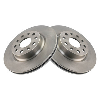 TRQ® - Plain Vented Front Disc Brake Rotors