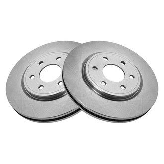 TRQ® - Plain Vented Front Disc Brake Rotors