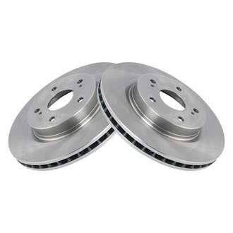 TRQ® - Plain Vented Front Disc Brake Rotors