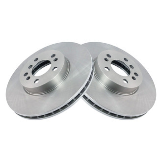 TRQ® - Plain Vented Front Disc Brake Rotors