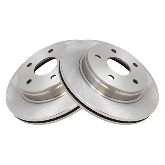 TRQ® - Plain Vented Front Disc Brake Rotors