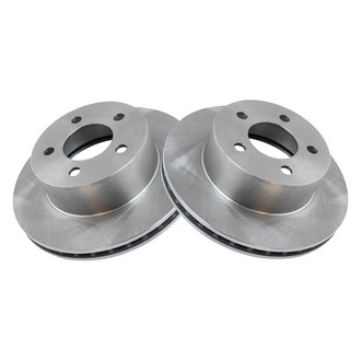 TRQ® - Plain Vented Front Disc Brake Rotors