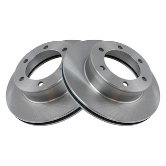 TRQ® - Plain Vented Front Disc Brake Rotors