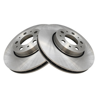 TRQ® - Plain Vented Front Disc Brake Rotors