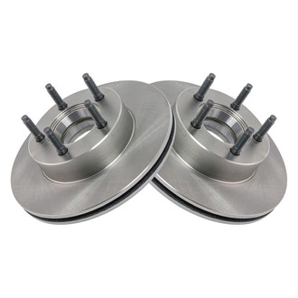 TRQ® - Plain Vented Front Disc Brake Rotors