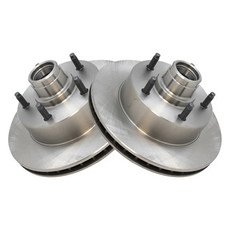 TRQ® - Plain Vented Front Disc Brake Rotors