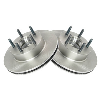 TRQ® - Plain Vented Front Disc Brake Rotors