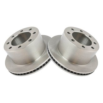 TRQ® - Plain Vented Rear Disc Brake Rotors