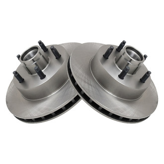 TRQ® - Plain Vented Front Disc Brake Rotors