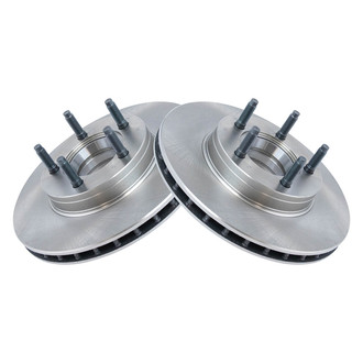TRQ® - Plain Vented Front Disc Brake Rotors