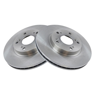 TRQ® - Plain Vented Front Disc Brake Rotors