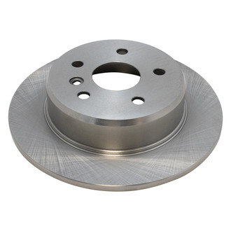 TRQ® - Plain Solid Rear Disc Brake Rotors