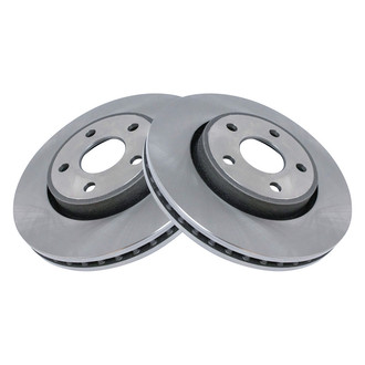 TRQ® - Plain Vented Front Disc Brake Rotors