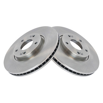 TRQ® - Plain Vented Front Disc Brake Rotors