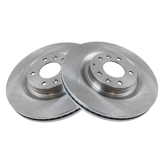 TRQ® - Plain Vented Front Disc Brake Rotors