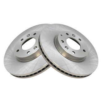 TRQ® - Plain Vented Front Disc Brake Rotors
