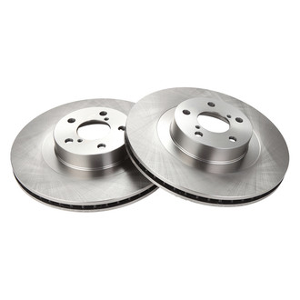 TRQ® - Plain Vented Front Disc Brake Rotors