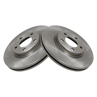 TRQ® - Plain Vented Front Disc Brake Rotors