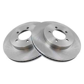 TRQ® - Plain Vented Front Disc Brake Rotors