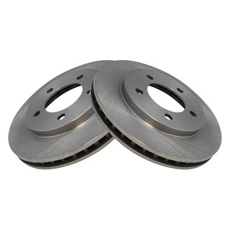 TRQ® - Plain Vented Front Disc Brake Rotors