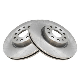 TRQ® - Plain Vented Front Disc Brake Rotors