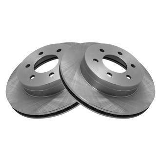 TRQ® - Plain Vented Front Disc Brake Rotors