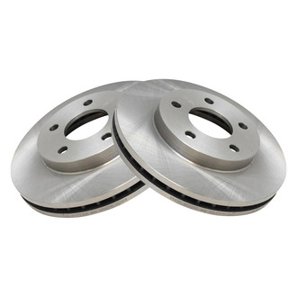 TRQ® - Plain Vented Front Disc Brake Rotors