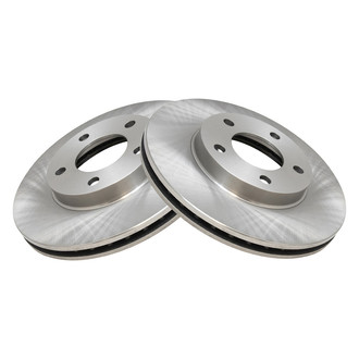 TRQ® - Plain Vented Front Disc Brake Rotors