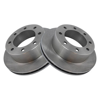 TRQ® - Plain Vented Rear Disc Brake Rotors