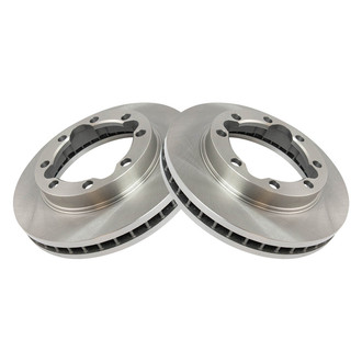 TRQ® - Plain Vented Front Disc Brake Rotors
