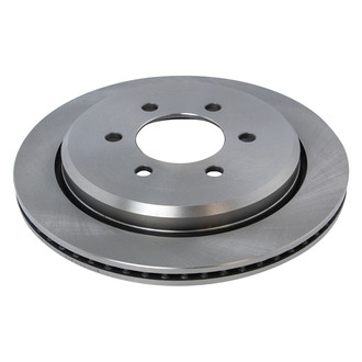 TRQ® - Plain Vented Rear Disc Brake Rotors