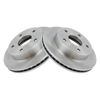 TRQ® - Plain Vented Front Disc Brake Rotors