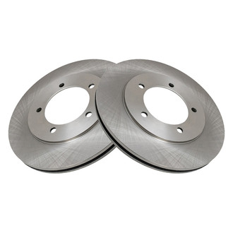 TRQ® - Plain Vented Front Disc Brake Rotors